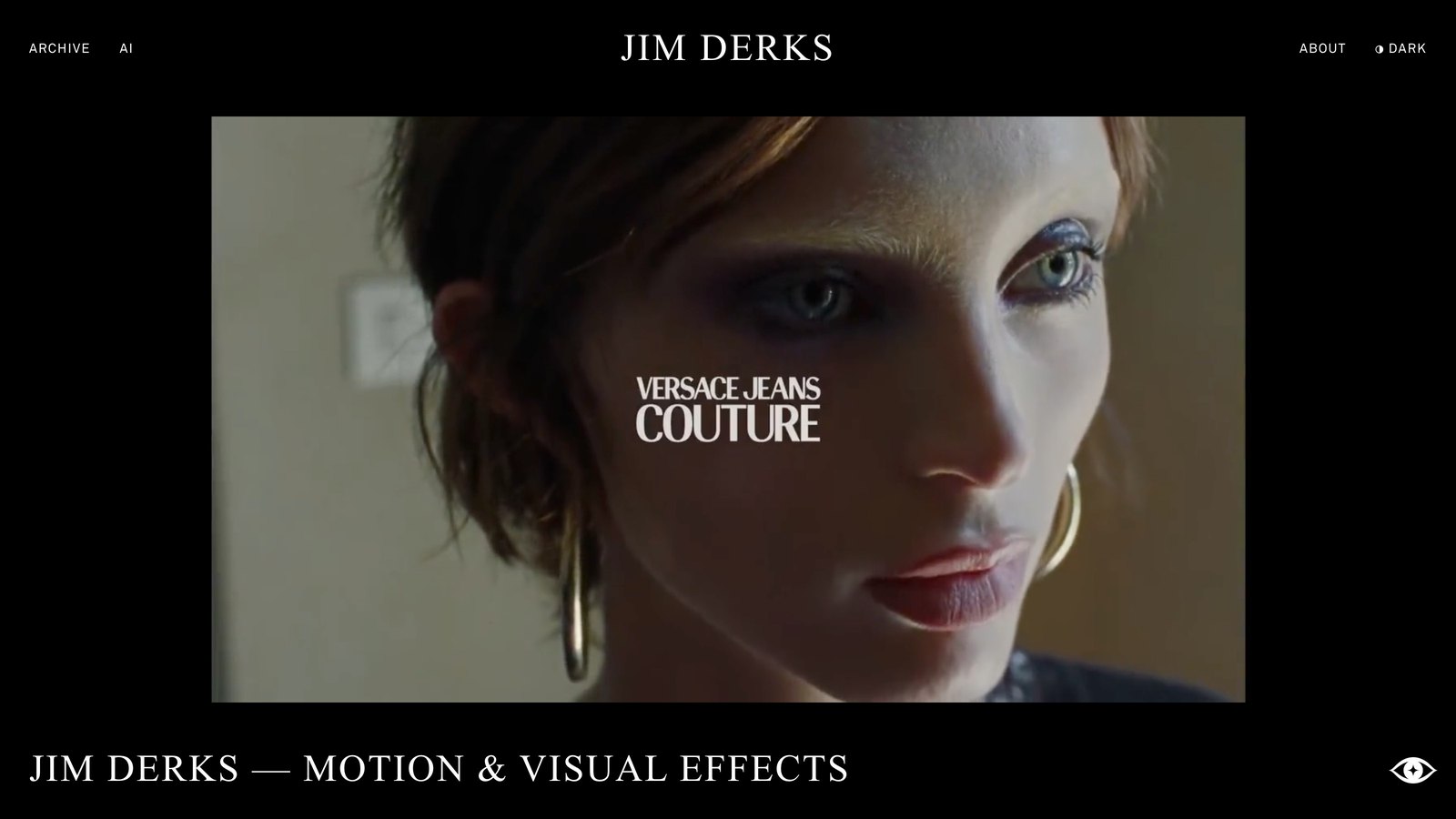 Jim Derks, a motion and VFX portfolio platform by Brainstormers