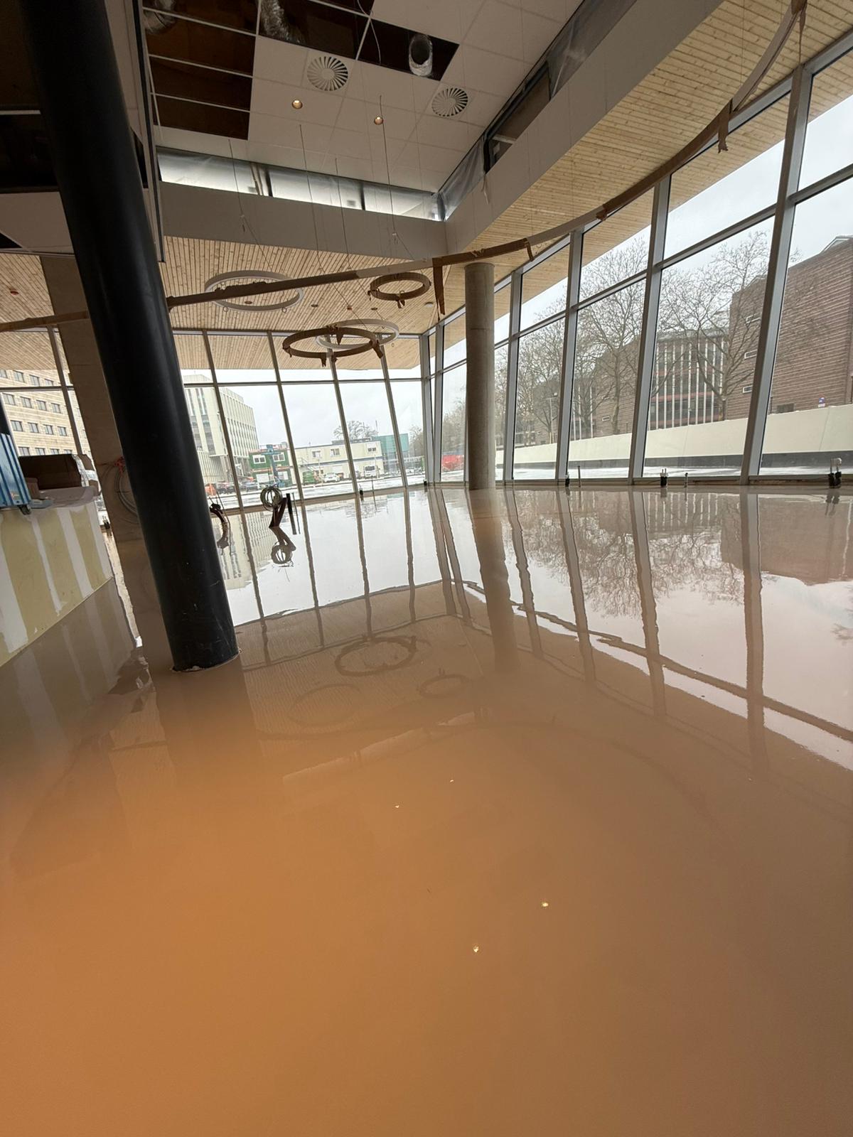 Self-leveling Egaline subfloor preparation